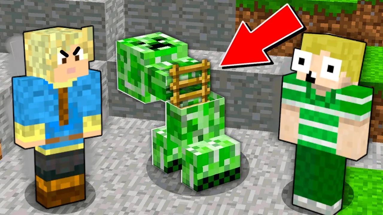 Finder Mikkels Hemmelige CREEPER HUS!! - Dansk Minecraft