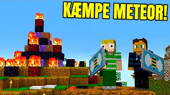 KÆMPE METEOR STYRTER NED I BASEN!! - Dansk Minecraft Prank Wars #04