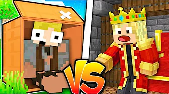 Konge VS Hjemløs I Minecraft!!
