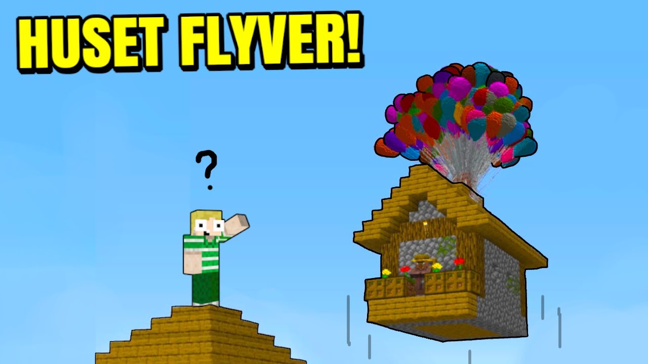 Vores Eget Hus I Minecraft Der Kan FLYVE!!