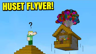 Vores Eget Hus I Minecraft Der Kan FLYVE!!