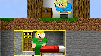 Bygger En Hemmelig Base Under Mikkels Hus I Minecraft!