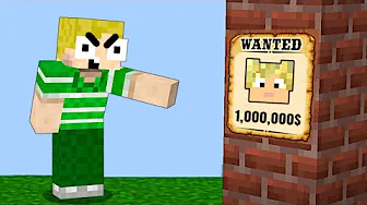 Jeg Bliver EFTERLYST I Minecraft!!