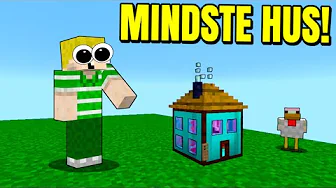 JEG BYGGER ET HUS INDE I EN DIAMOND BLOCK!! - Dansk Minecraft