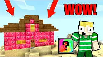 ET LUCKYBLOCK HUS!? - Dansk Minecraft