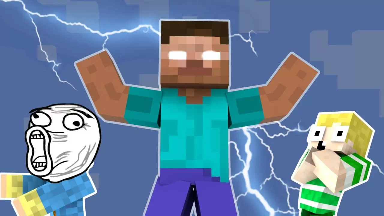 Dansk Minecraft - Lucky Blocks #19: HEROBRINE ER HER!!