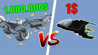 $1 RUMSKIB vs $10,000 RUMSKIB I MINECRAFT!! - Dansk