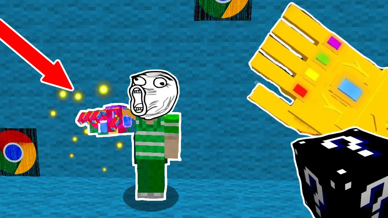 SJÆLDEN GAUNTLET!! - Lucky Blocks (Dansk Minecraft)