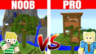 NOOB vs PRO :: TRÆ HUS!! - Dansk Minecraft