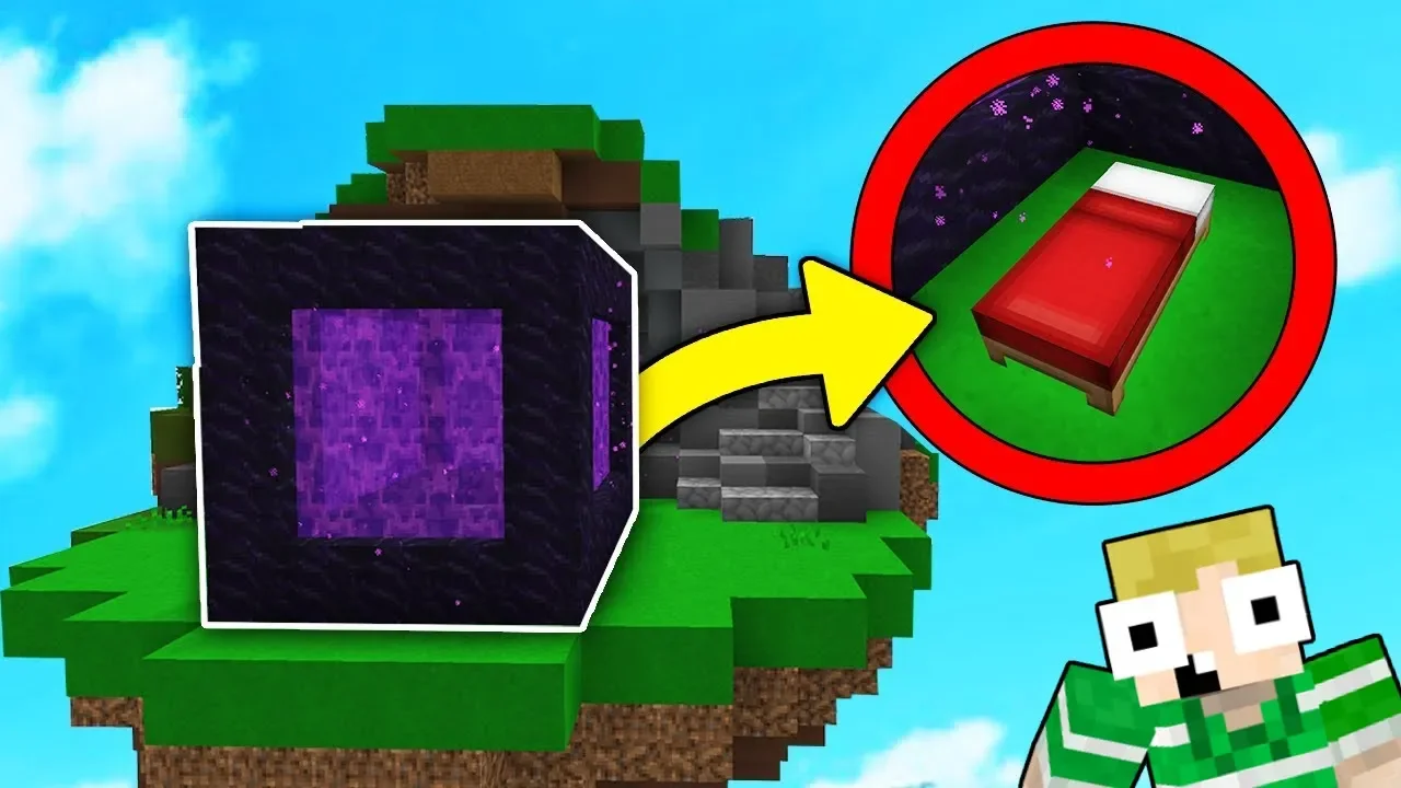 NETHER PORTAL I BEDWARS!! - Dansk Minecraft