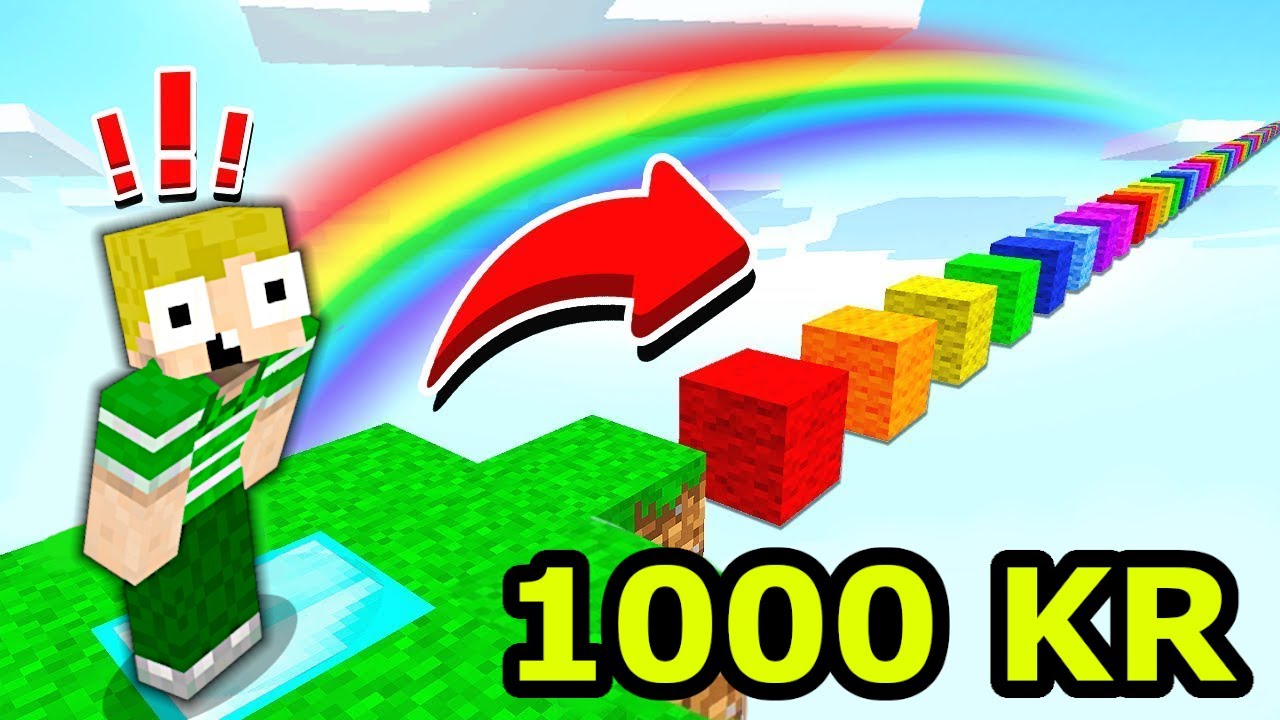 Kæmpe Parkour Challenge Om 1.000 kr I Minecraft!