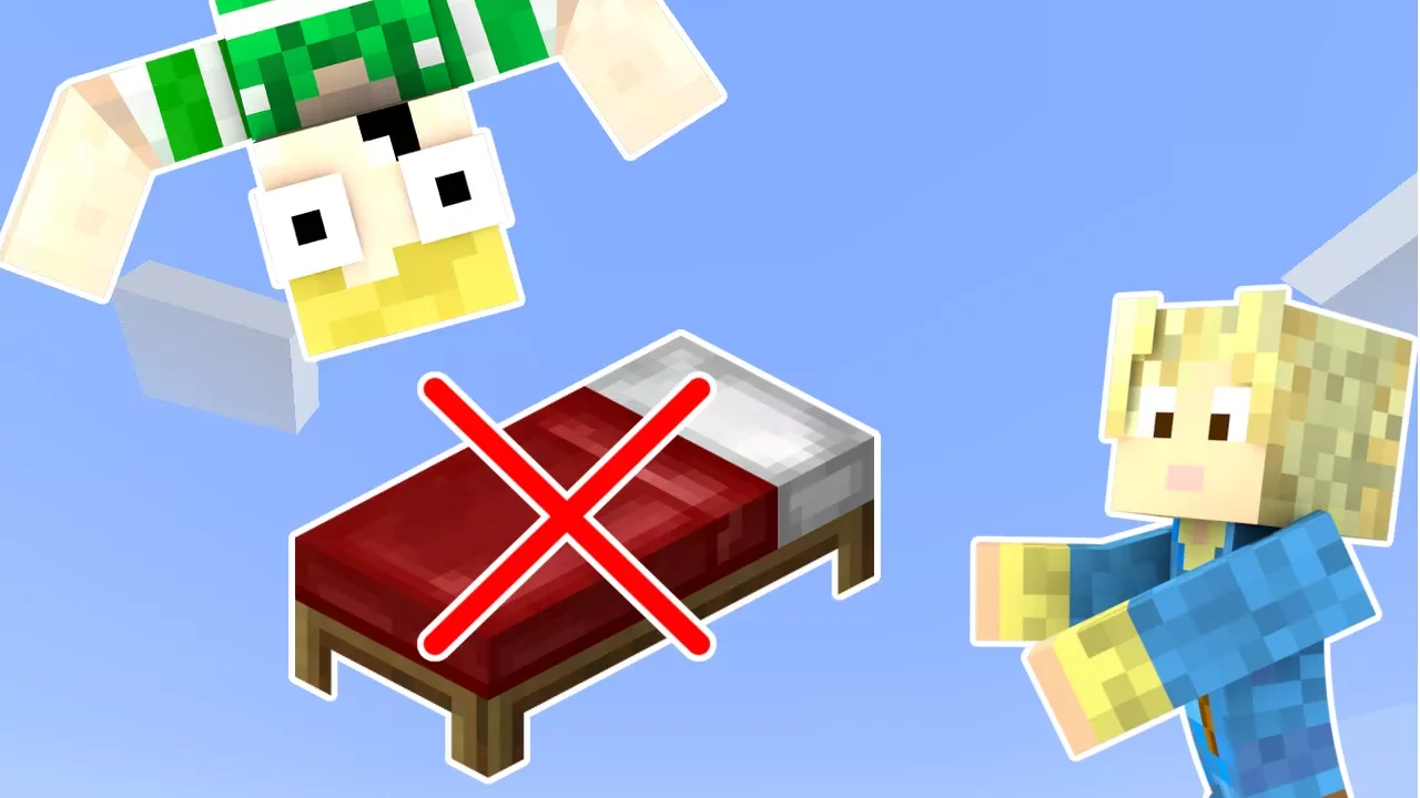 Dansk Minecraft - INGEN SENG CHALLENGE!!