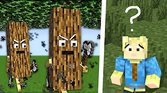 LEVENDE TRÆ DER ANGRIBER!! - Dansk Minecraft