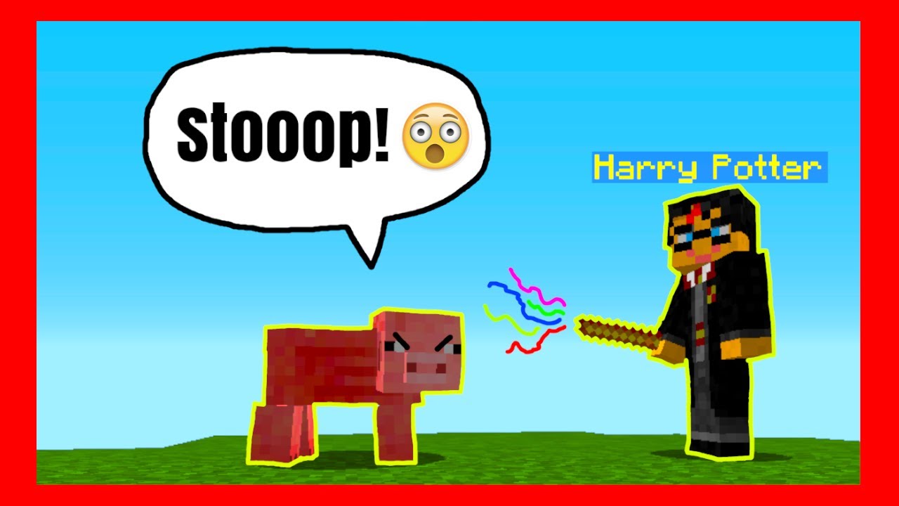 😲HARRY POTTER LÆRER MIG AT TRYLLE!!😲 - Dansk Minecraft