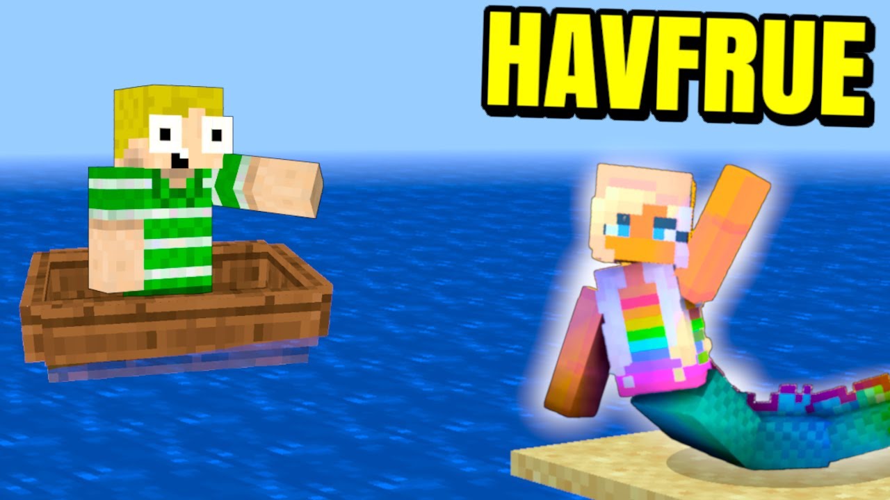 Vi Møder HAVFRUER I Minecraft!!