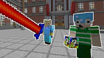 Dansk Minecraft - Lucky Blocks #16: KÆMPE VÅBEN!!