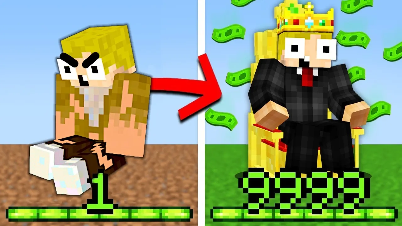 Fra Fattig Til Millionær I Minecraft!