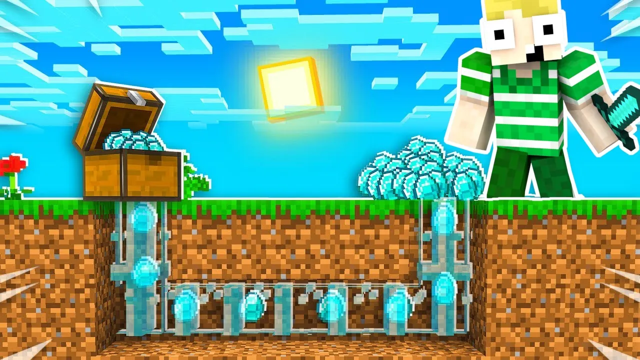 5 Måder At Stjæle Mikkels Diamanter!! - Dansk Minecraft