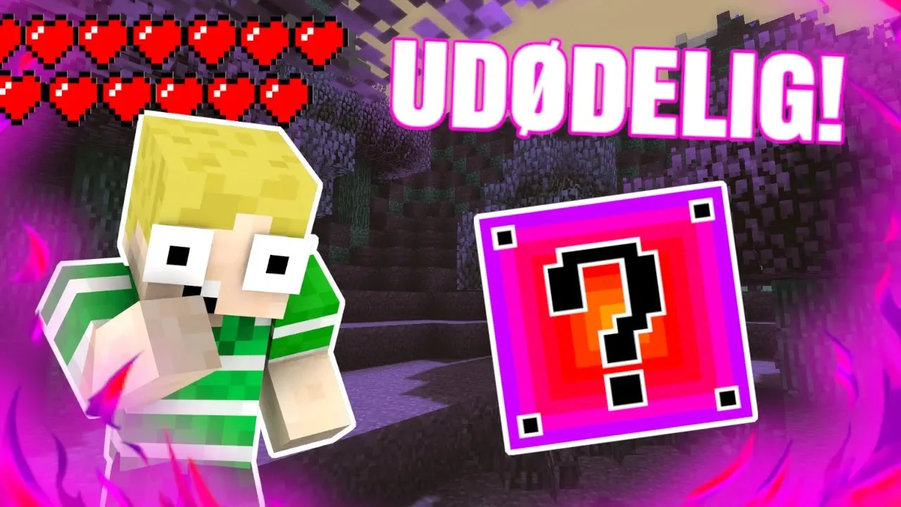 UENDELIGT LIV!! - Lucky Blocks (Dansk Minecraft)