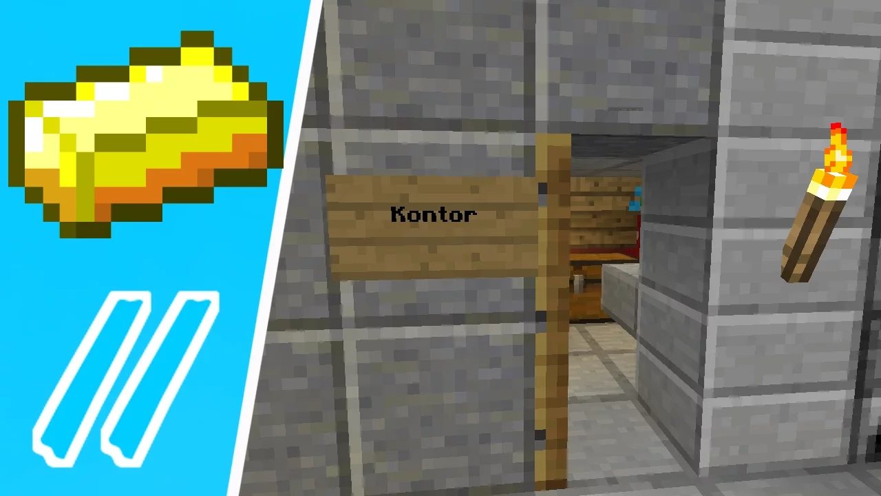 Dansk Minecraft - Pengebyen #11: VI FÅR EN ARBEJDER!!