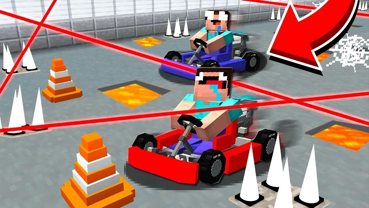 KÆMPE GO-KART CRASH!! - Dansk Minecraft