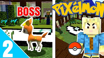 Dansk Minecraft - Pixelmon #2: EN POKEMON BY :o