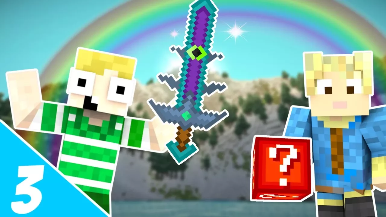 Dansk Minecraft - LuckyBlock Verden #3: MEGA VILDT SVÆRD!!