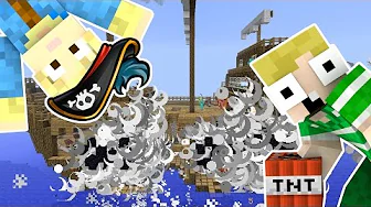Dansk Minecraft - Modded #2: SPRÆNGER PIRATSKIB!!