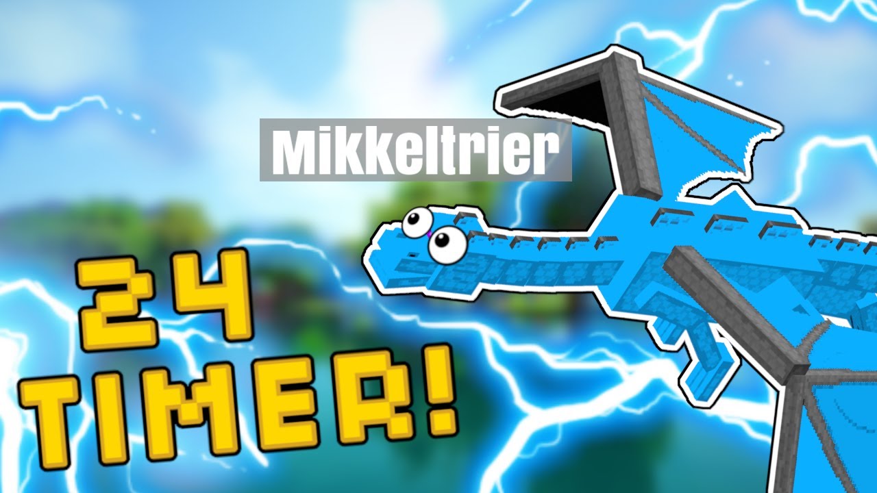 JEG ER ENDER DRAGON I 24 TIMER!? - Dansk Minecraft