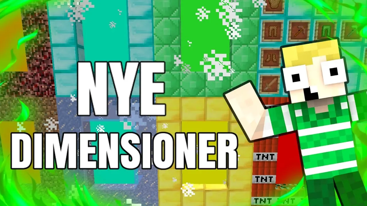 NYE DIMENSIONER I MINECRAFT!! - Dansk