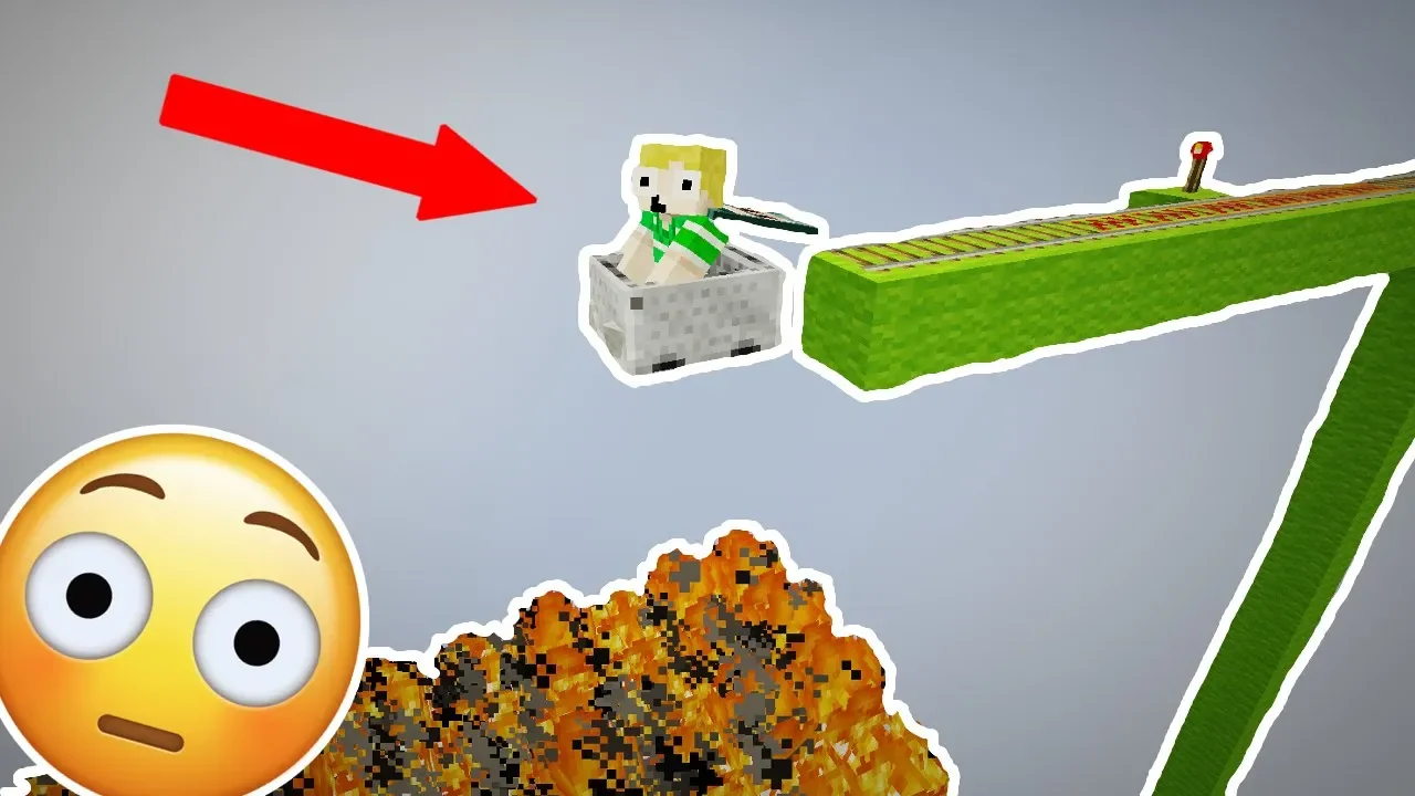 NOOB vs PRO :: ROLLER COASTER!! - Dansk Minecraft