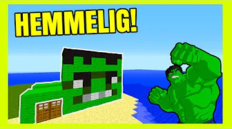 😲HULK'S HEMMELIGE BASE!!😲 - Dansk Minecraft