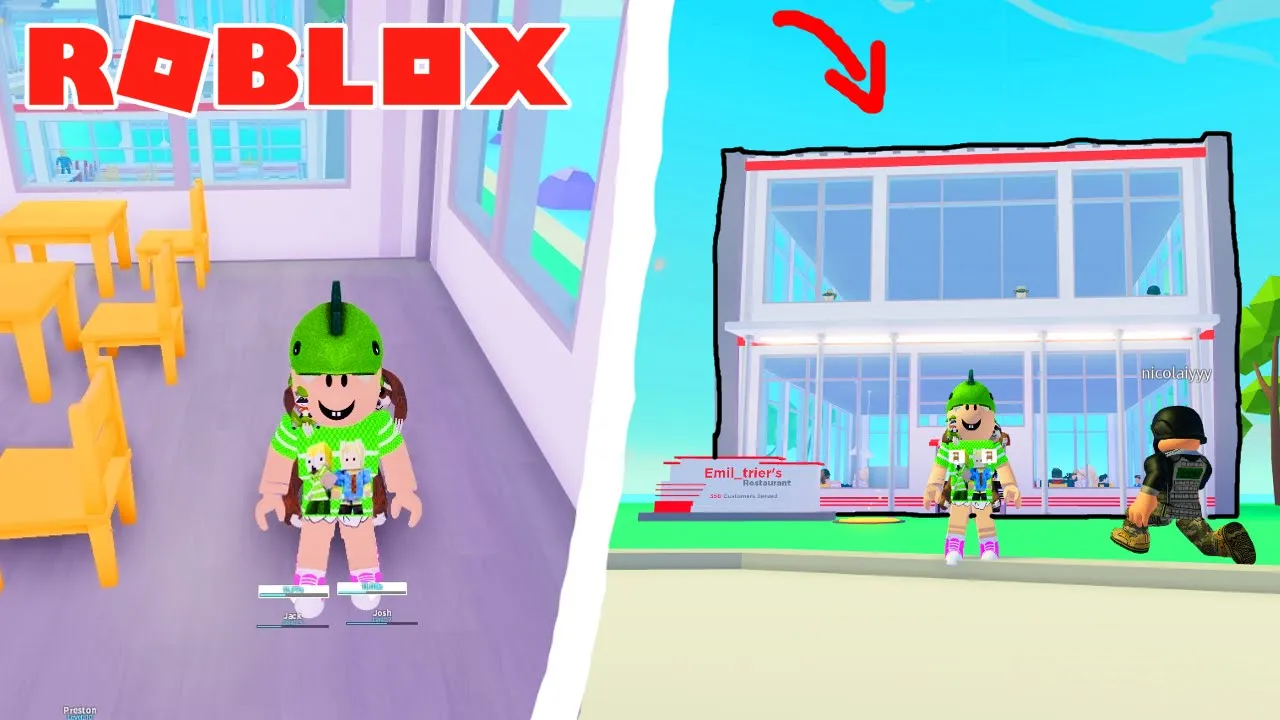 MIN EGEN RESTAURANT!! - Dansk Roblox