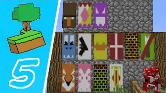 Dansk Minecraft - Skyblock #5: Vi får bannere!