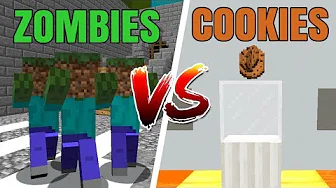 COOKIES VS ZOMBIES!! - Dansk Minecraft