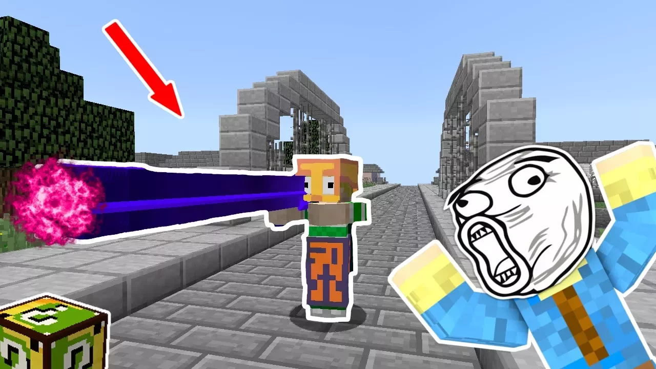 Dansk Minecraft - Lucky Blocks #42: EN BAZOOKA!!