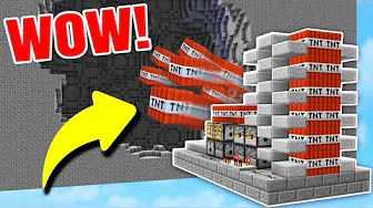 VERDENS STØRSTE TNT KANON I MINECRAFT!!
