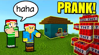 DEN VILDESTE PRANK PÅ MIKKEL! - Dansk Minecraft