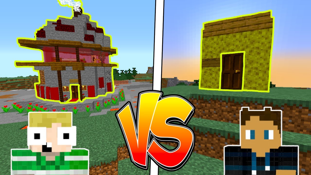 😲Hvem kan bygge den flotteste Base i Minecraft?!😲