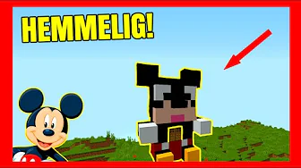😲MICKEY MOUSE HEMMELIGE BASE!!😲 - Dansk Minecraft