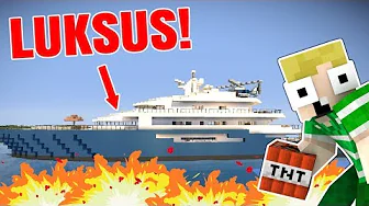 KÆMPE LUKSUS BÅD!! - Dansk Minecraft