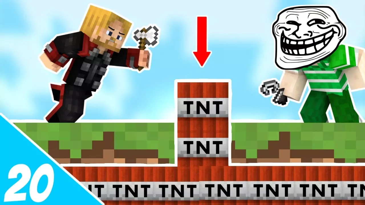 Dansk Minecraft - Skywars #20: DEN VILDESTE FÆLDE!!