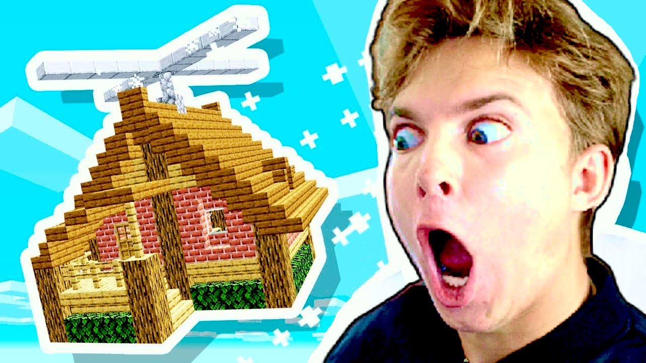 Mit Hus FLYVER I Minecraft!!