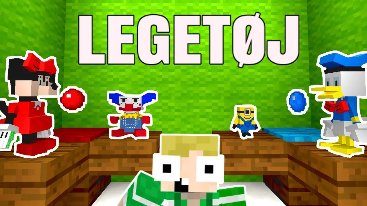 LEGETØJ I MINECRAFT!! - Dansk Minecraft