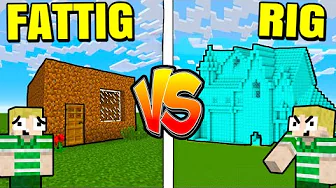 Fattig VS Millionær I Minecraft!