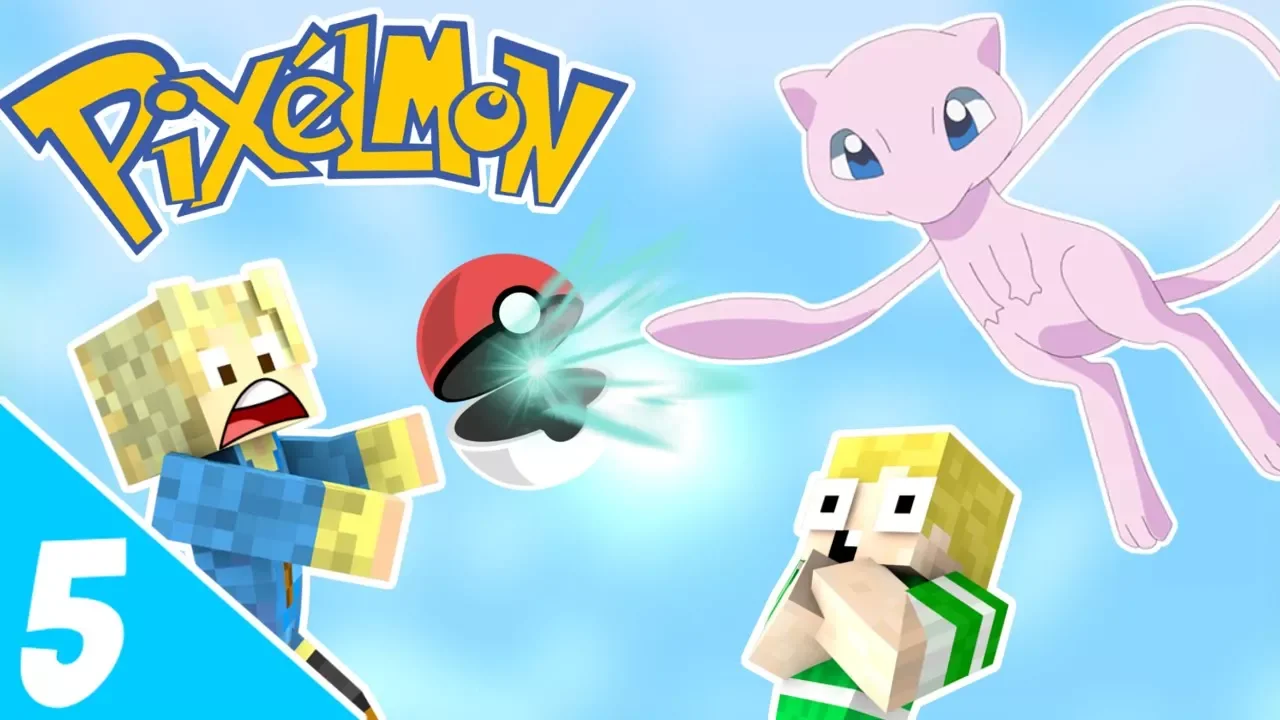 Dansk Minecraft - Pixelmon #5: VI FIK MEW!!