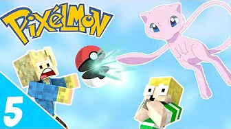 Dansk Minecraft - Pixelmon #5: VI FIK MEW!!