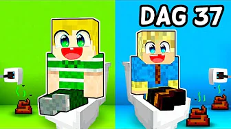 100 Dage På TOILET I Minecraft!!