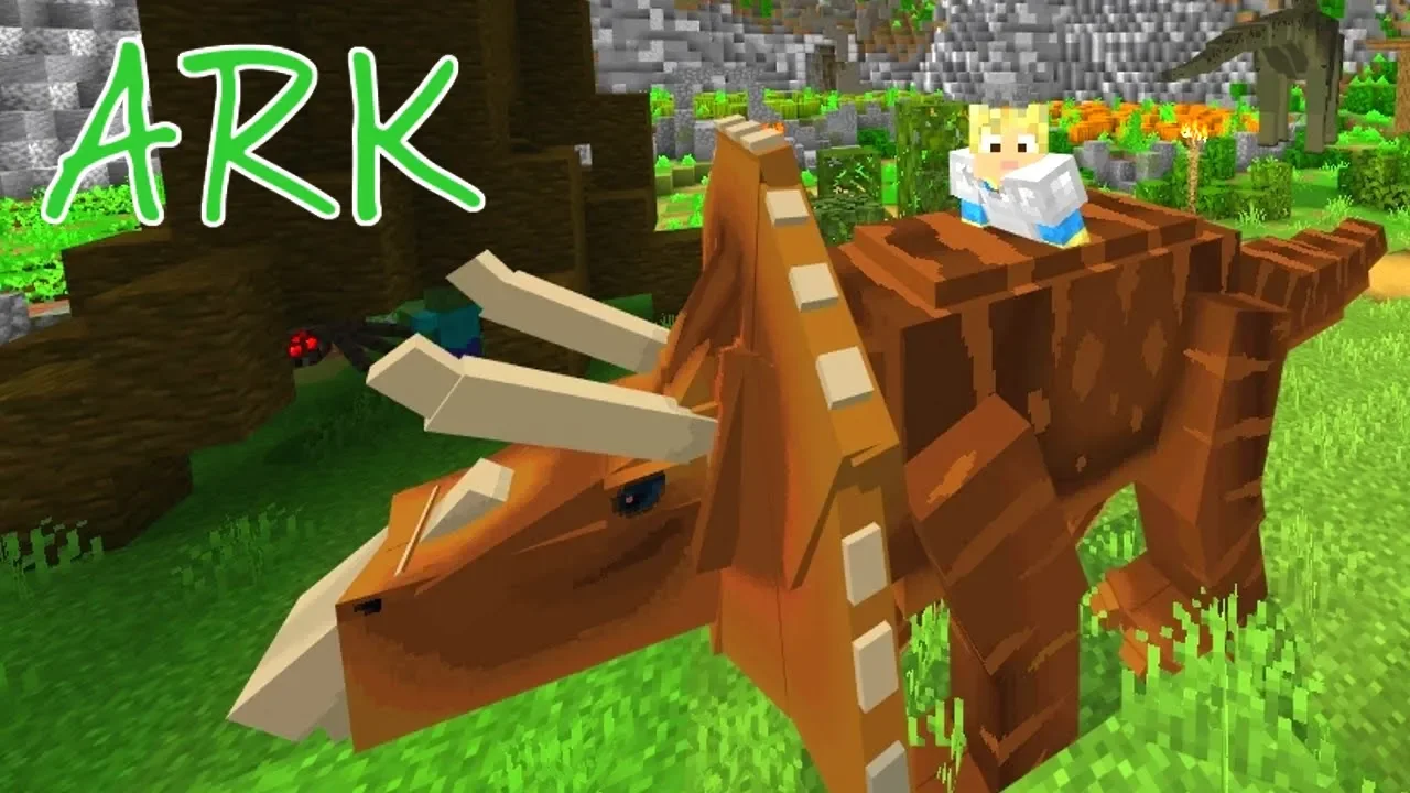 Minecraft ARK Survival #01: TÆMMER DINOSAUR!