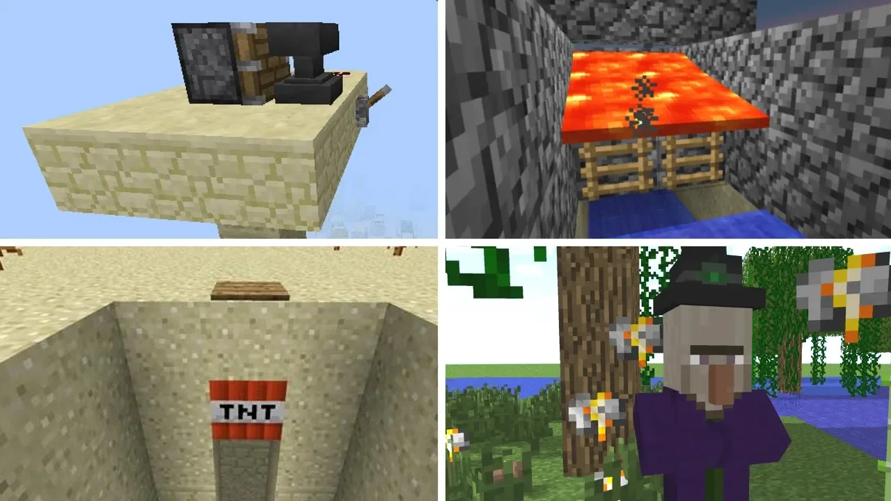 10 SJOVE MÅDER AT DØ PÅ!! - Dansk Minecraft